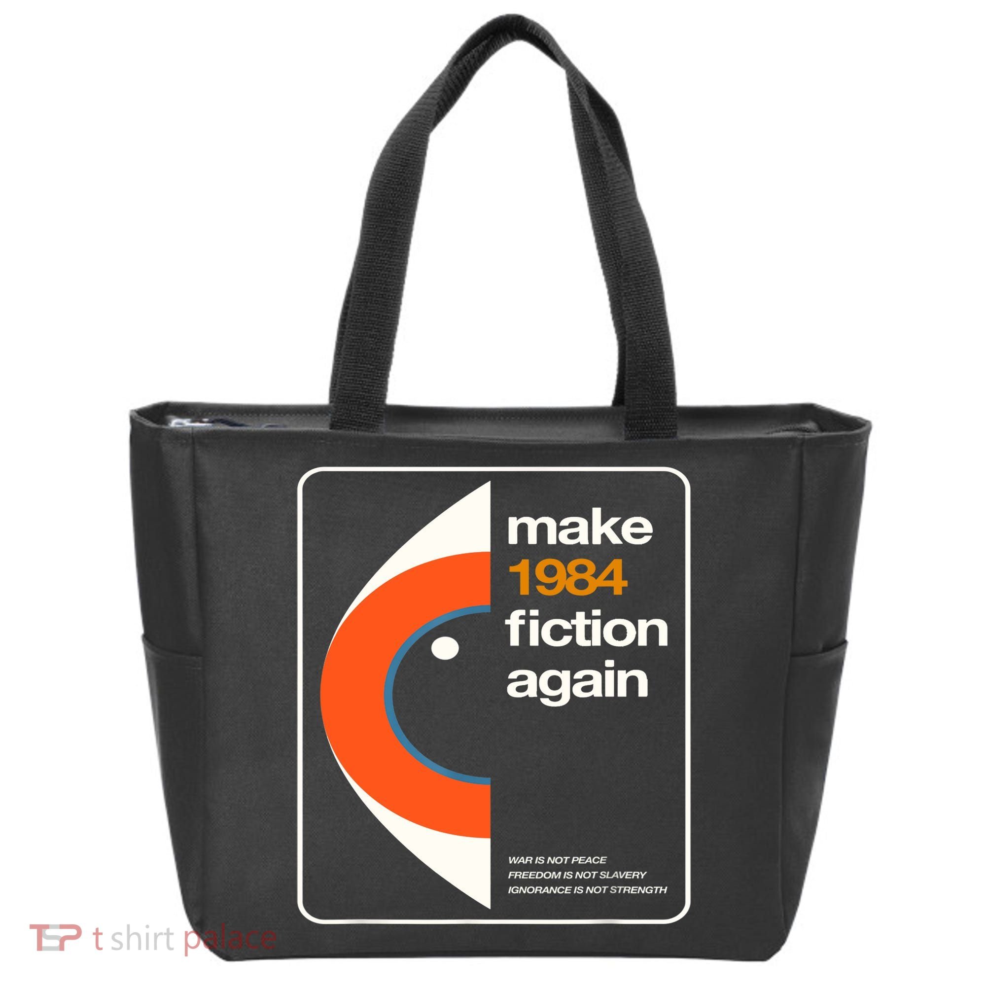Make 1984 Fiction Again Tote Bag