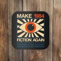 Make 1984 Fiction Again Dystopian Coaster thumb 0