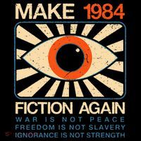 Make 1984 Fiction Again Dystopian Coaster thumb 2