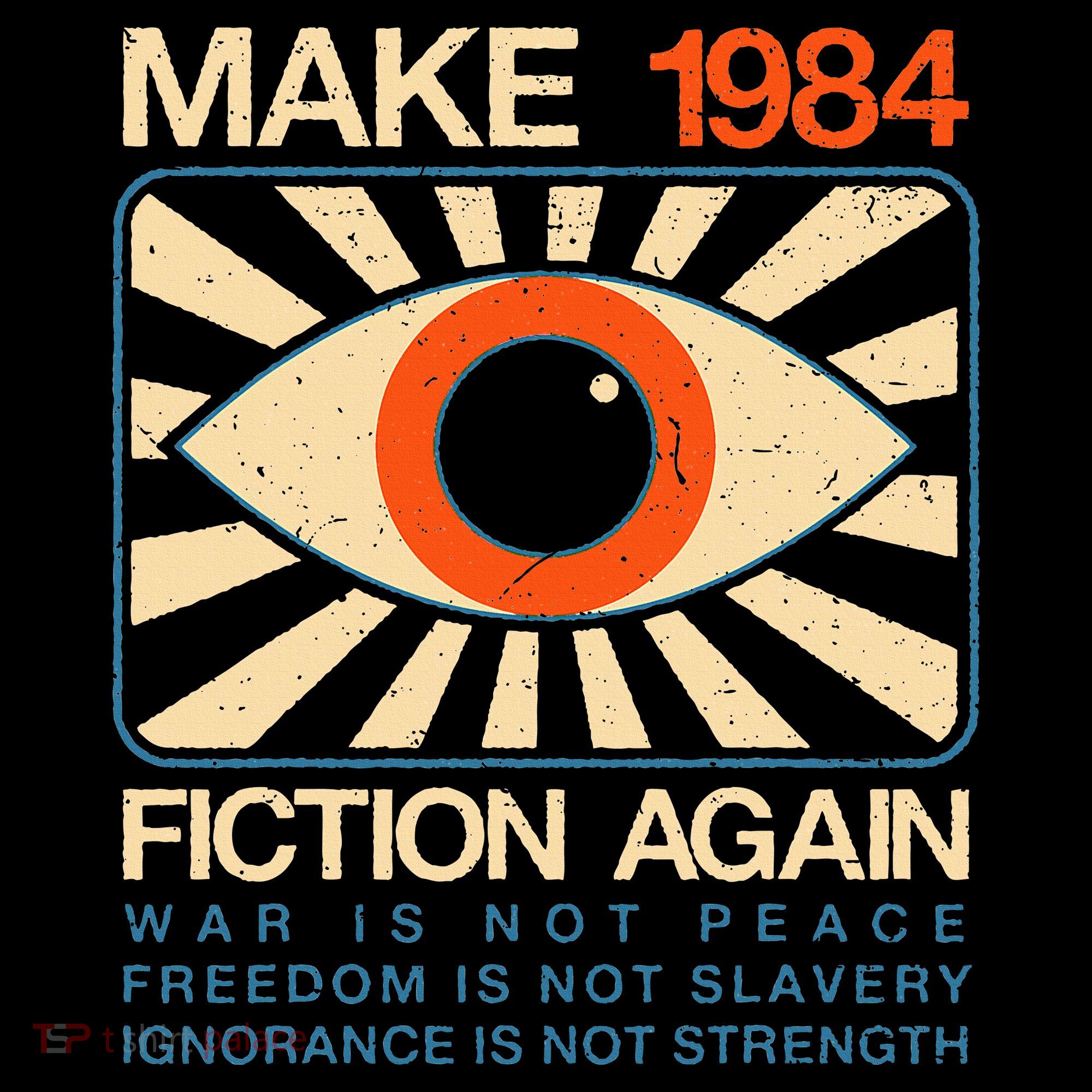 Make 1984 Fiction Again Dystopian Women's Hoodie