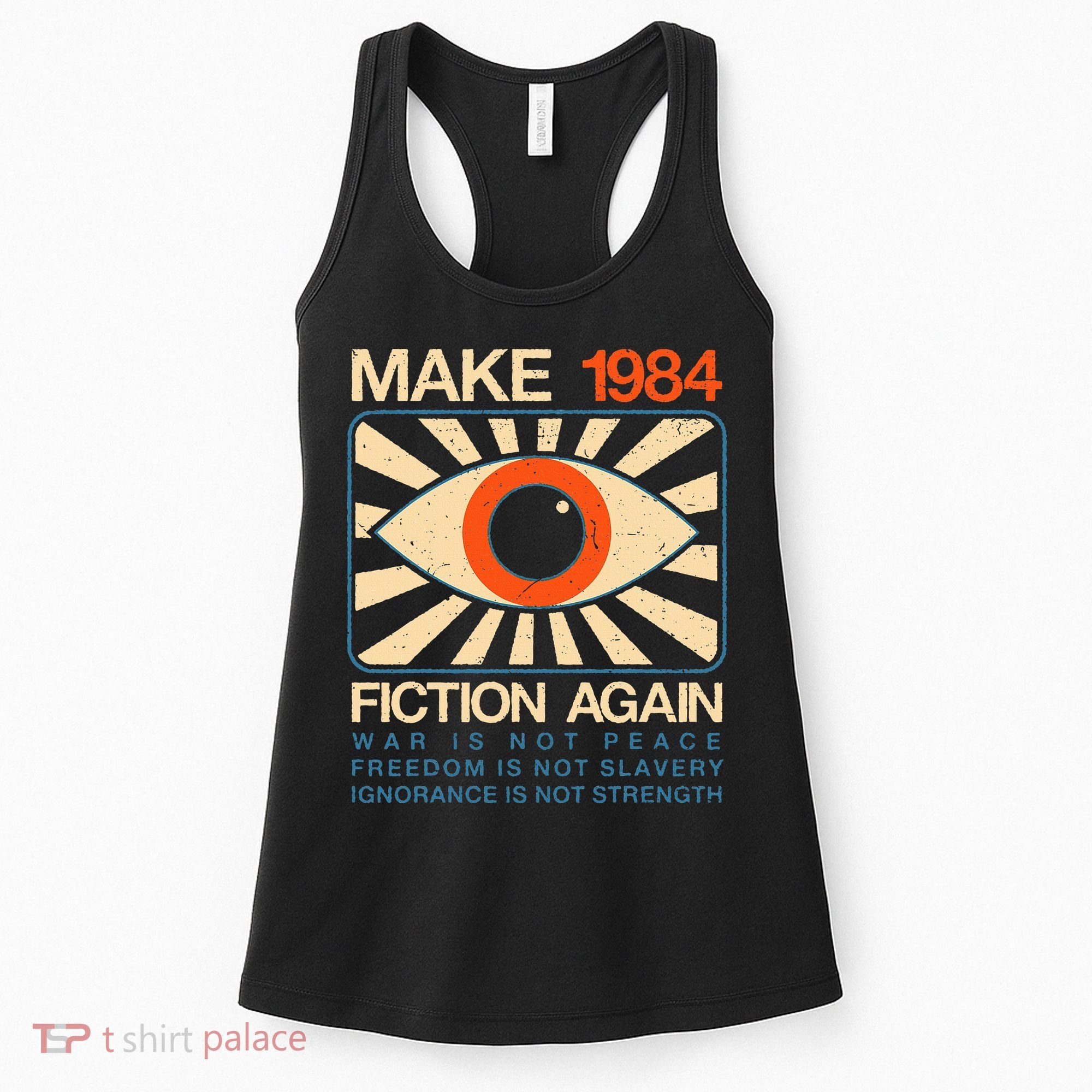 Make 1984 Fiction Again Dystopian Women's Tank Top