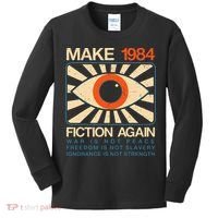 Make 1984 Fiction Again Dystopian Kids Long Sleeve Shirt thumb 0