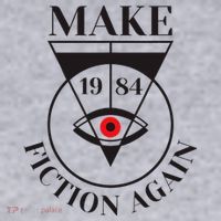 Make 1984 Fiction Again Anti Communism Freedom Women's Sweatshirt thumb 2