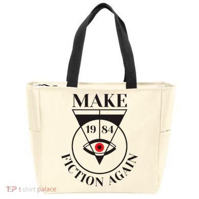 Make 1984 Fiction Again Anti Communism Freedom Tote Bag