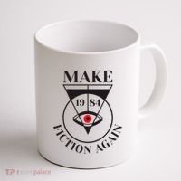 Make 1984 Fiction Again Anti Communism Freedom Coffee Mug thumb 1
