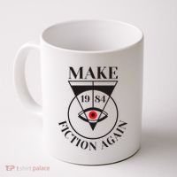 Make 1984 Fiction Again Anti Communism Freedom Coffee Mug thumb 0