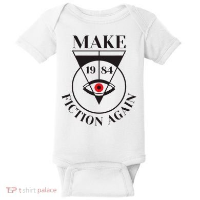 Make 1984 Fiction Again Anti Communism Freedom Baby Bodysuit