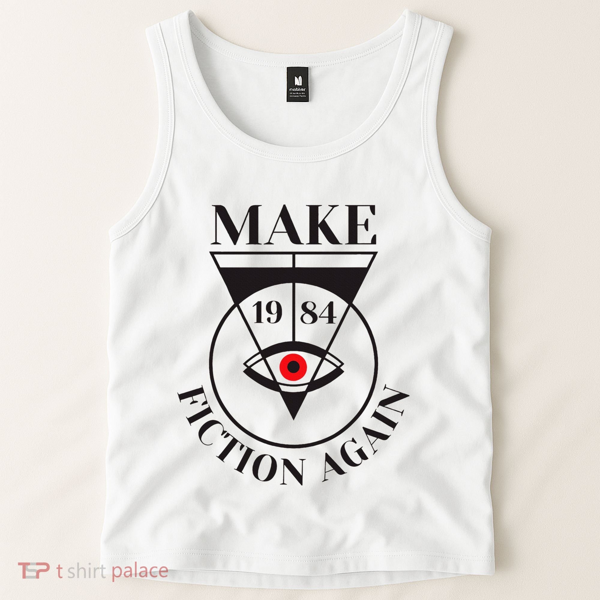 Make 1984 Fiction Again Anti Communism Freedom Tank Top