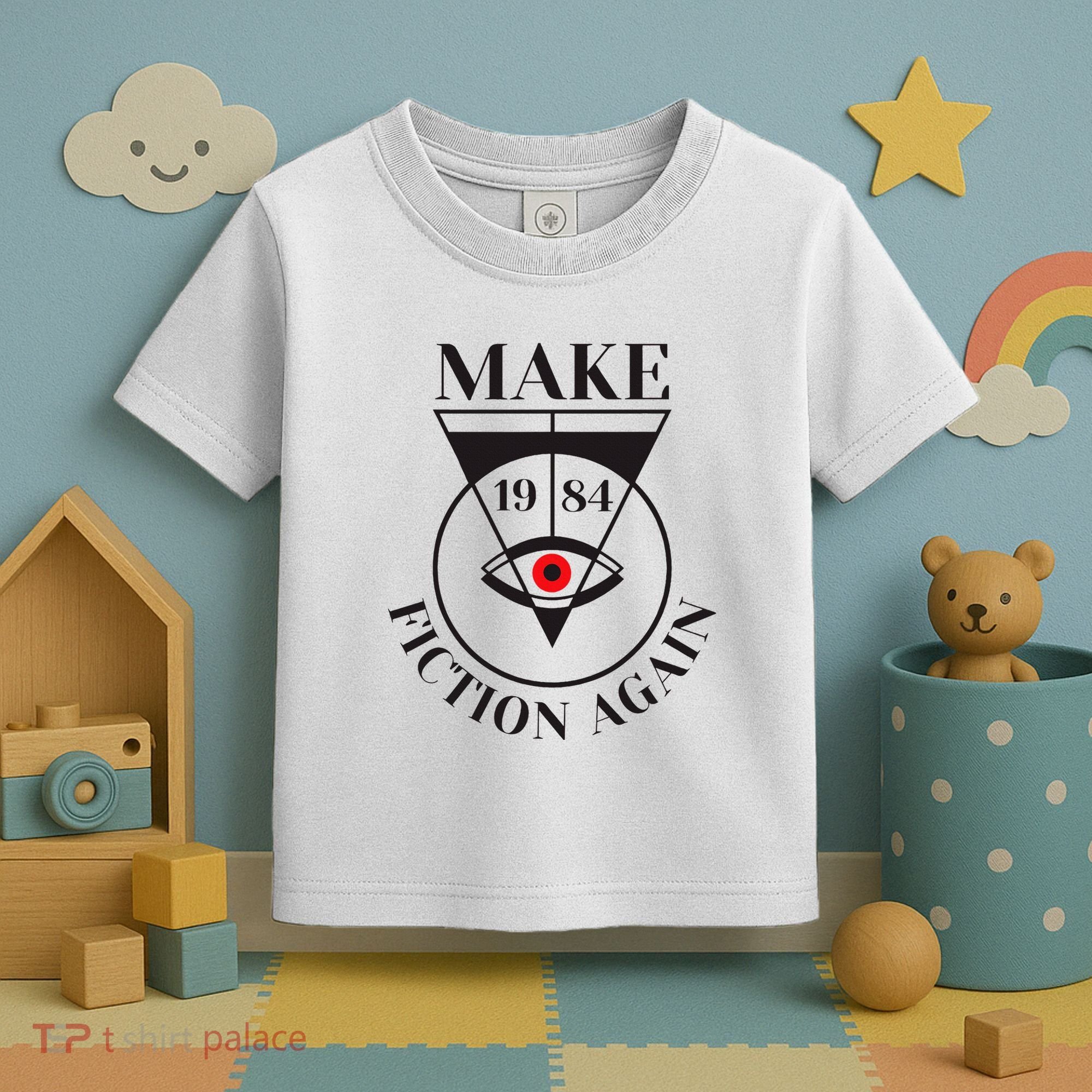 Make 1984 Fiction Again Anti Communism Freedom Toddler T-Shirt