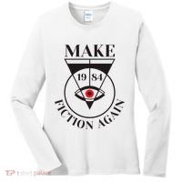 Make 1984 Fiction Again Anti Communism Freedom Women's Long Sleeve Shirt thumb 0
