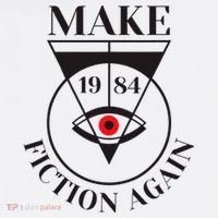 Make 1984 Fiction Again Anti Communism Freedom Women's Long Sleeve Shirt thumb 2