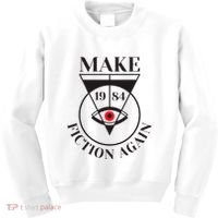 Make 1984 Fiction Again Anti Communism Freedom Kids Sweatshirt thumb 0