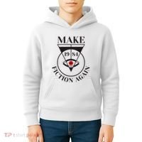 Make 1984 Fiction Again Anti Communism Freedom Kids Hoodie thumb 4