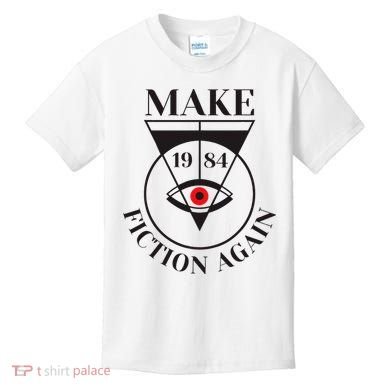Make 1984 Fiction Again Anti Communism Freedom Kids T-Shirt