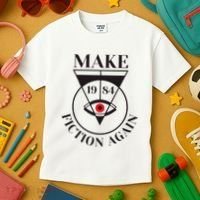 Make 1984 Fiction Again Anti Communism Freedom Kids T-Shirt thumb 3