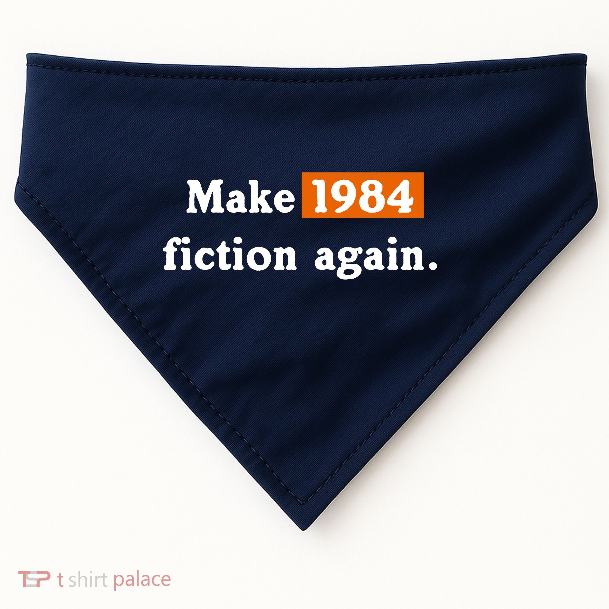 Make 1984 Fiction Again USA-Made Doggie Bandana