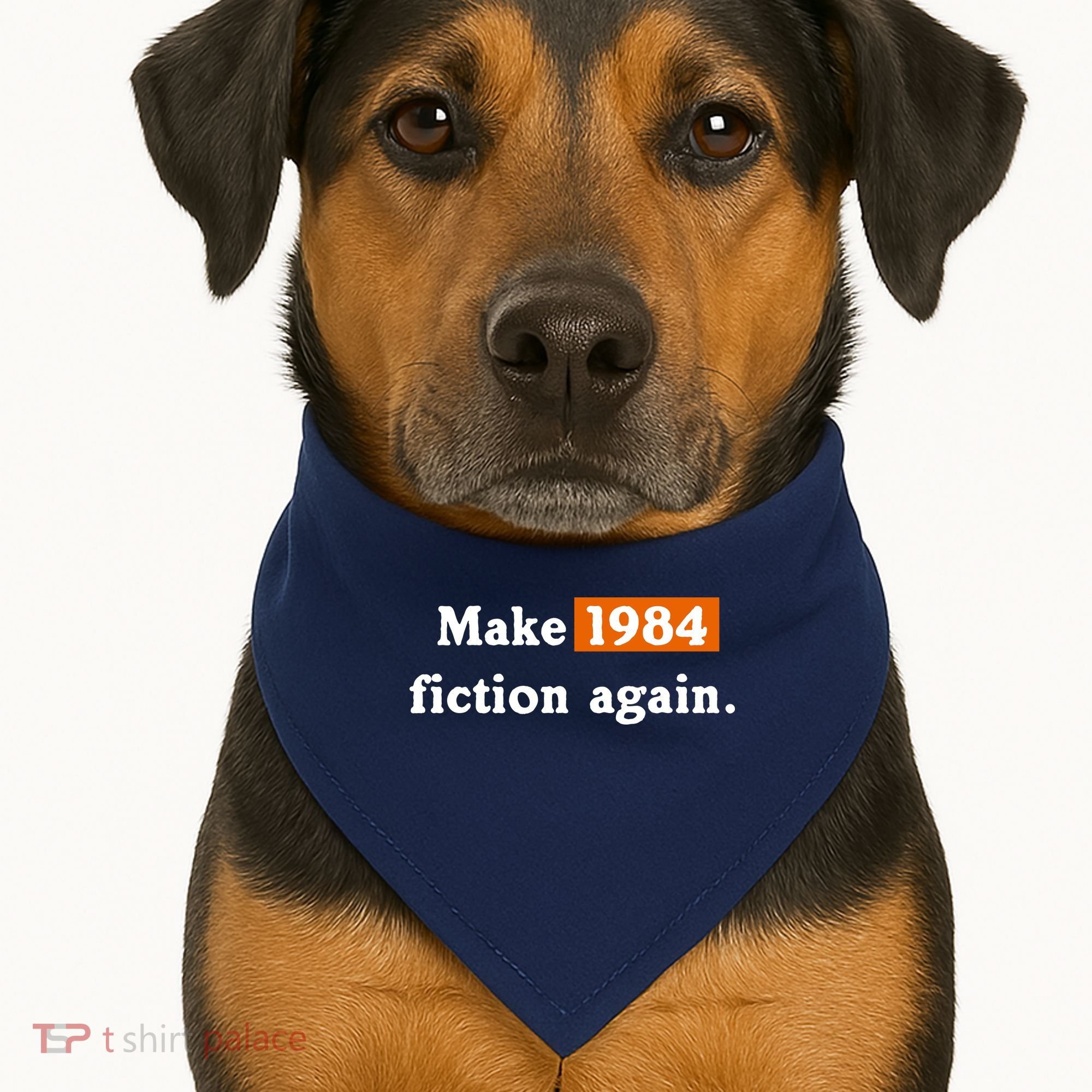 Make 1984 Fiction Again USA-Made Doggie Bandana