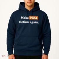 Make 1984 Fiction Again Hoodie thumb 2
