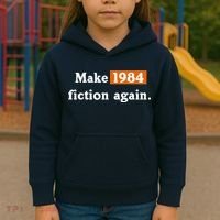 Make 1984 Fiction Again Kids Hoodie thumb 3