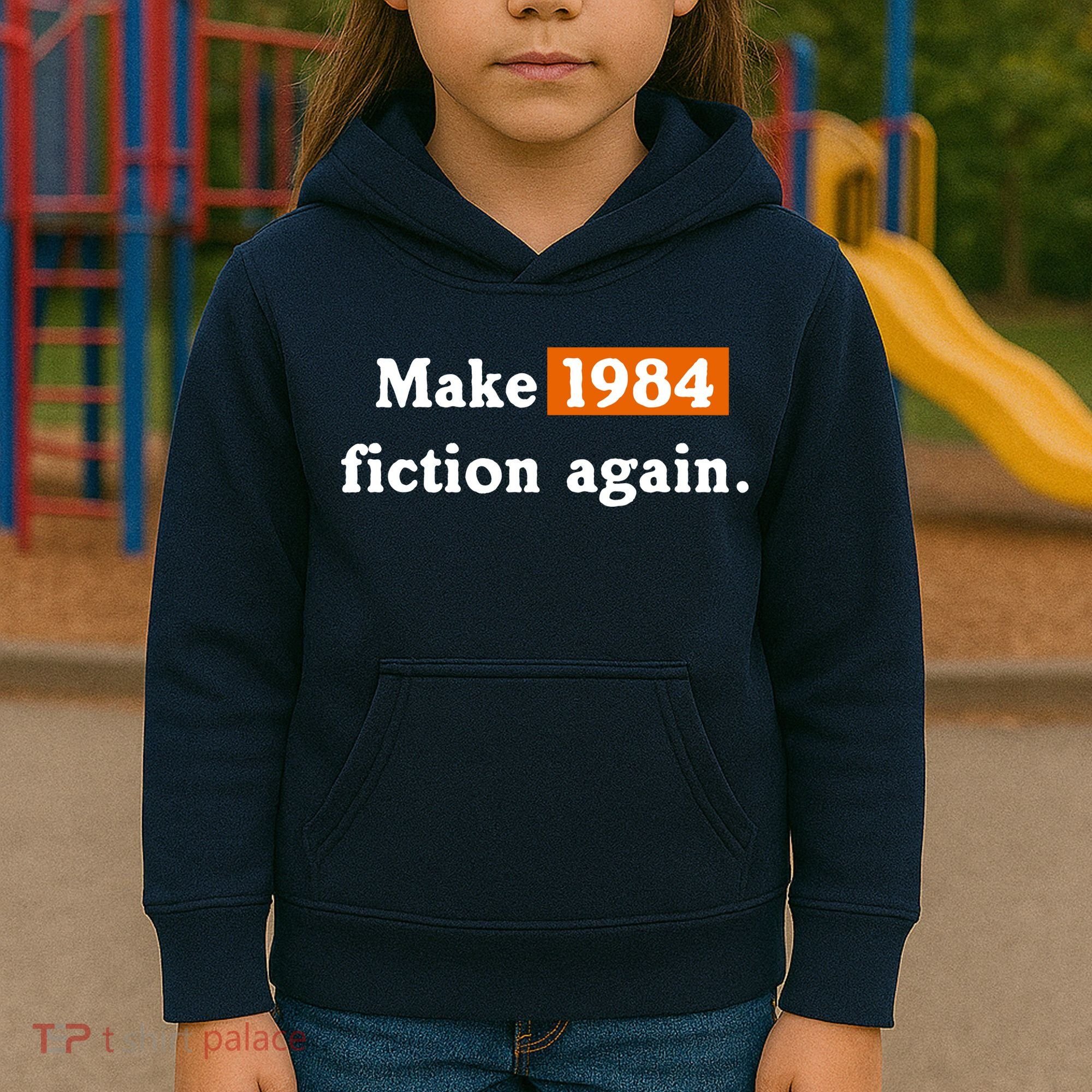 Make 1984 Fiction Again Kids Hoodie