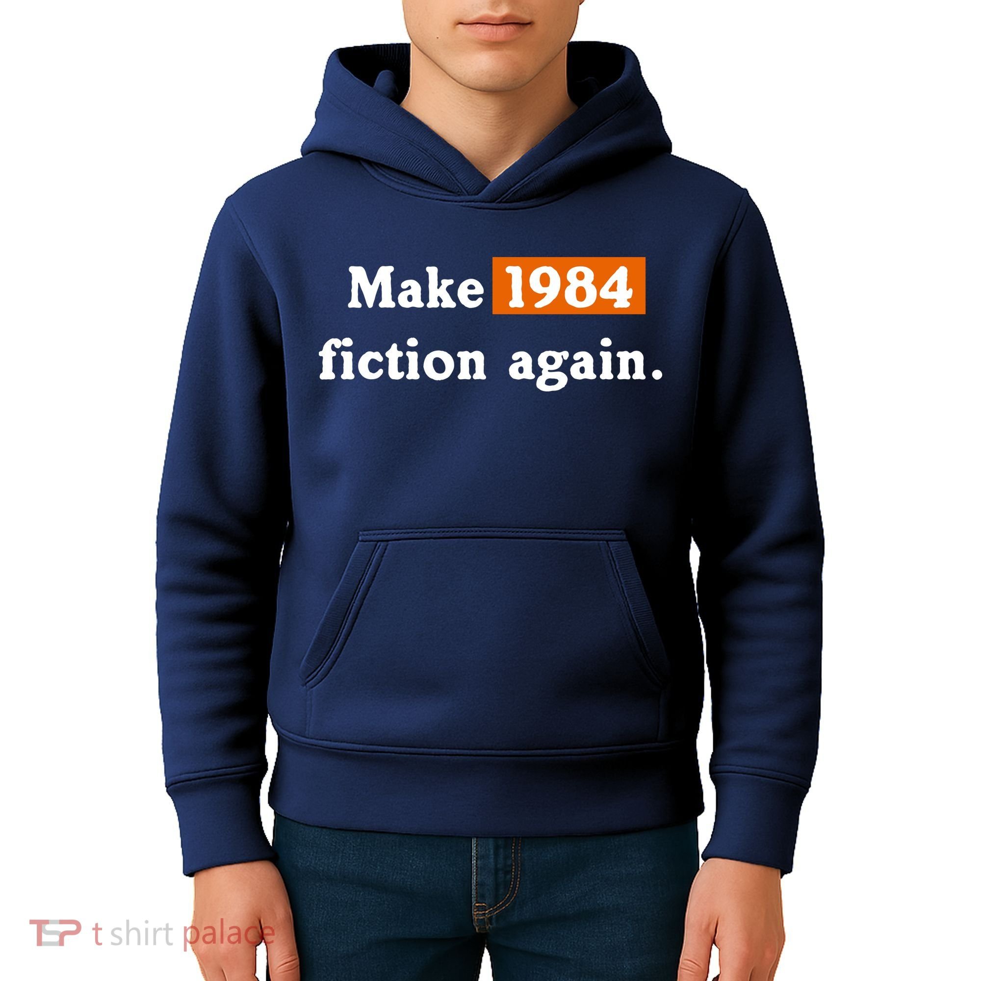 Make 1984 Fiction Again Kids Hoodie