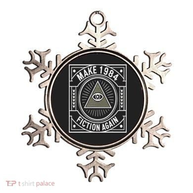 Make 1984 Fiction Again Allseeing Eye Dystopian Ornament