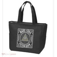 Make 1984 Fiction Again Allseeing Eye Dystopian Tote Bag thumb 3