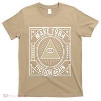 Make 1984 Fiction Again Allseeing Eye Dystopian T-Shirt thumb 0