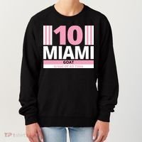 Miami 10 Goat Great Of All Time Women's Sweatshirt thumb 0