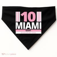 Miami 10 Goat Great Of All Time USA-Made Doggie Bandana thumb 0