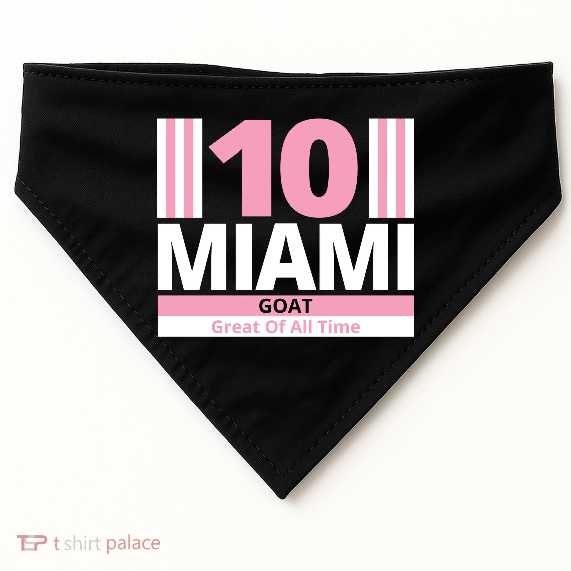 Miami 10 Goat Great Of All Time USA-Made Doggie Bandana