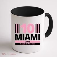 Miami 10 Goat Great Of All Time Coffee Mug thumb 1