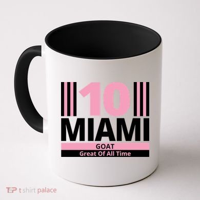 Miami 10 Goat Great Of All Time Coffee Mug