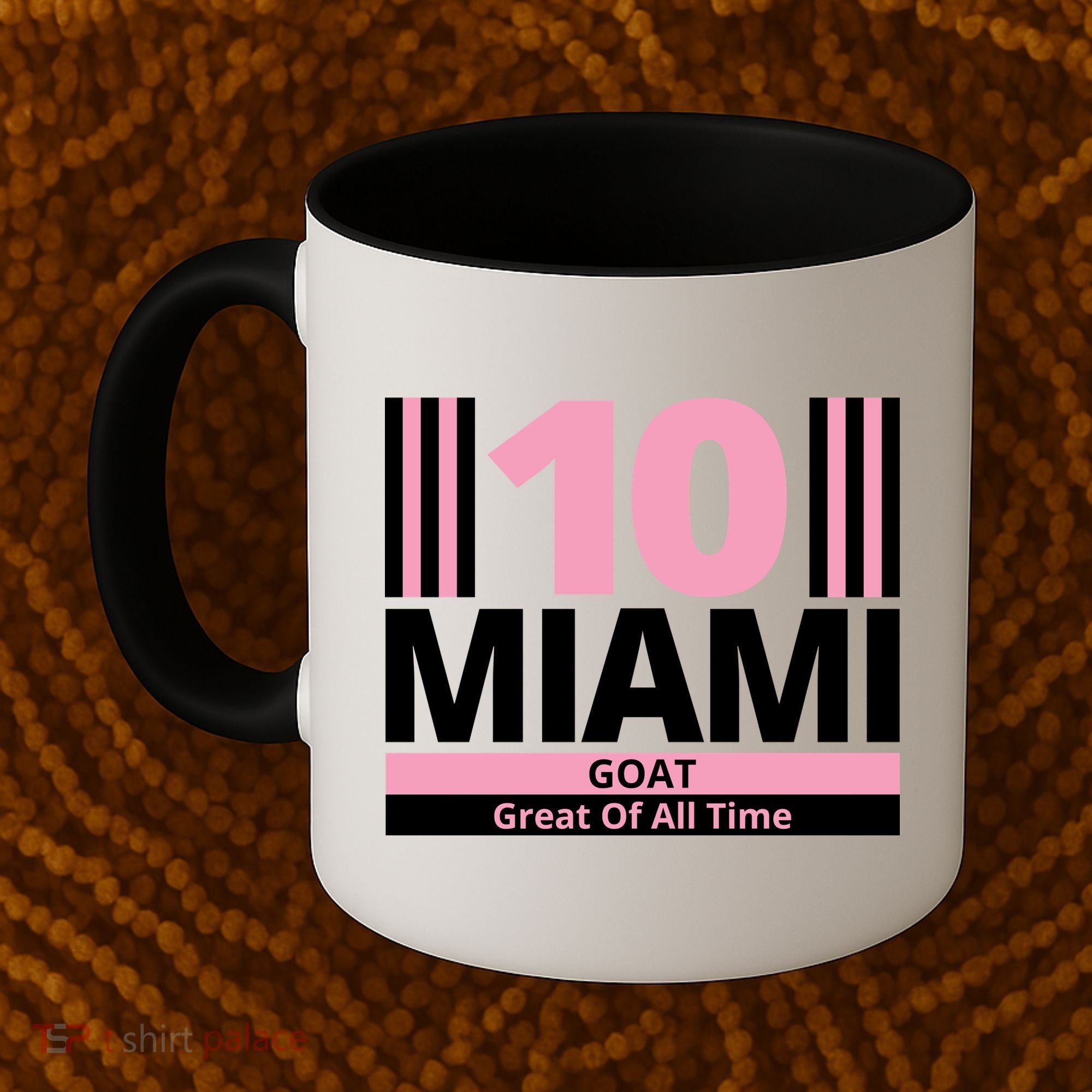 Miami 10 Goat Great Of All Time Coffee Mug