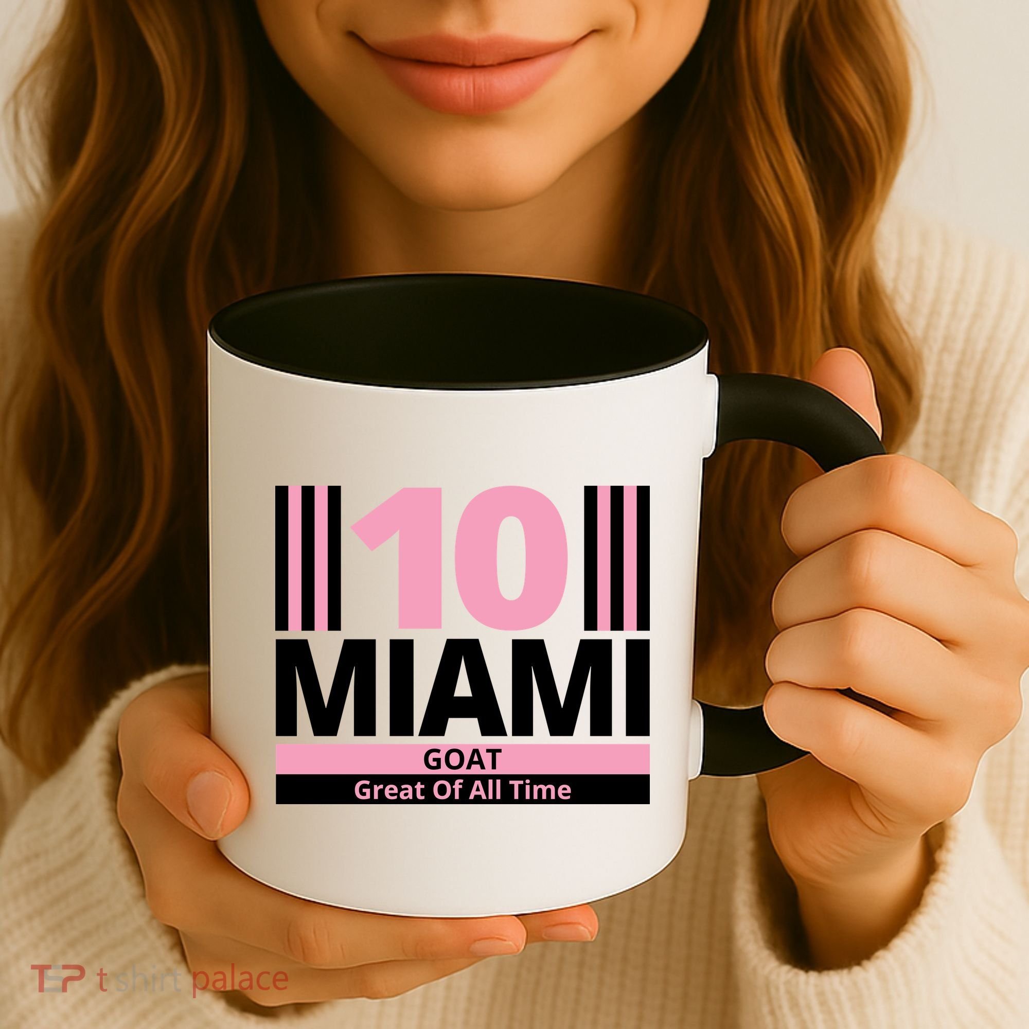 Miami 10 Goat Great Of All Time Coffee Mug