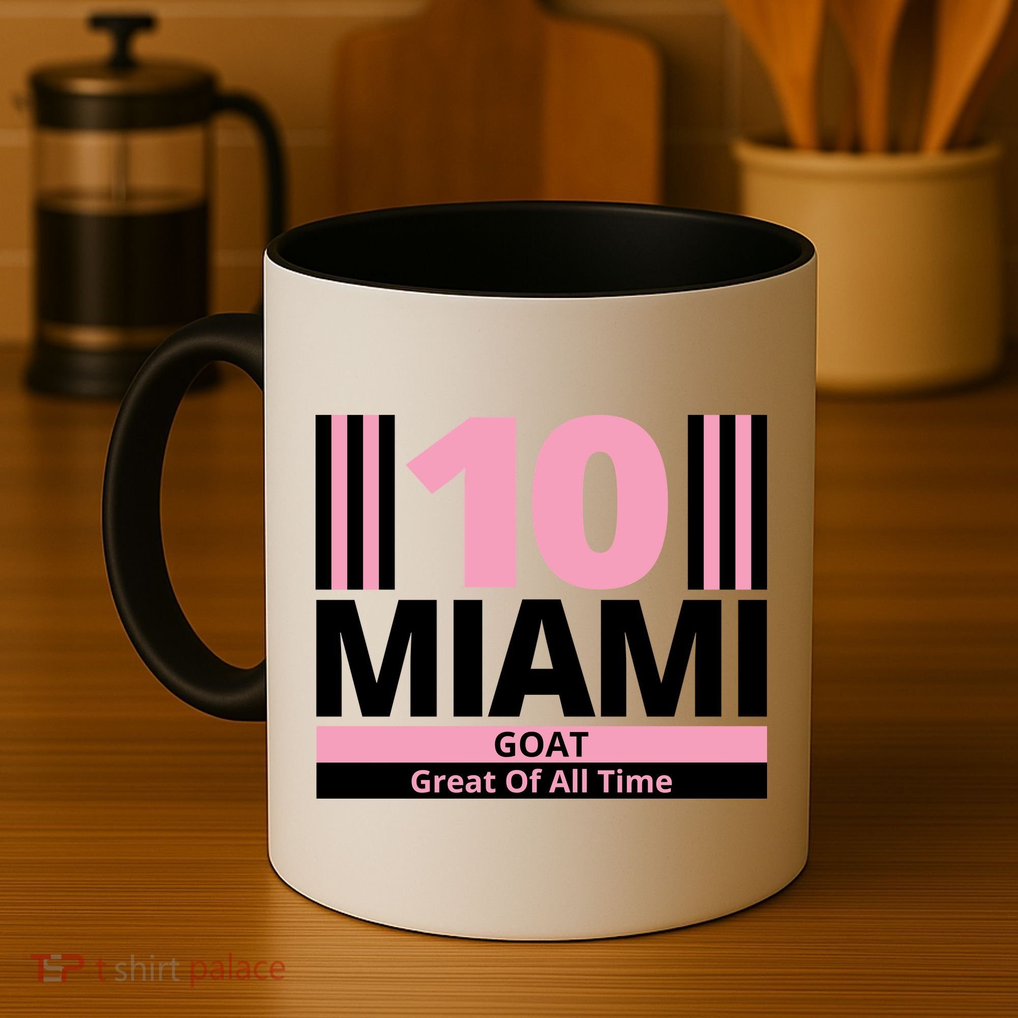 Miami 10 Goat Great Of All Time Coffee Mug