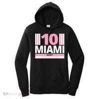 Miami 10 Goat Great Of All Time Women's Hoodie thumb 0