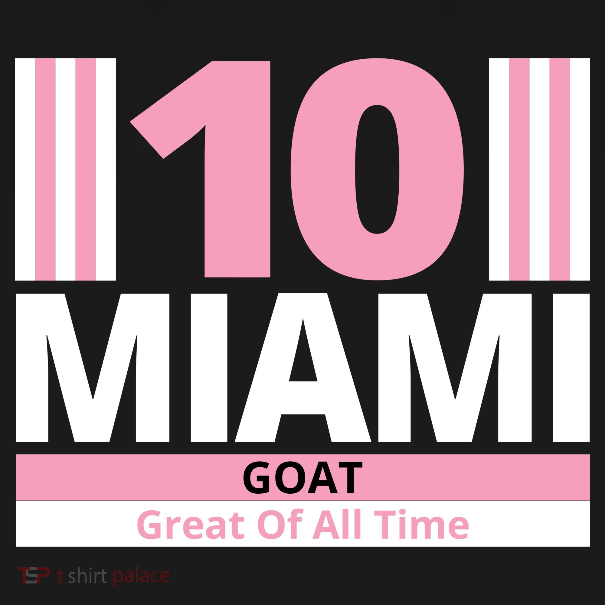 Miami 10 Goat Great Of All Time Mousepad