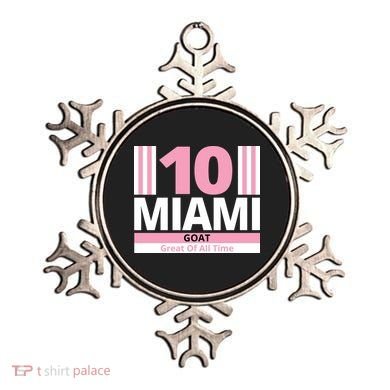 Miami 10 Goat Great Of All Time Ornament