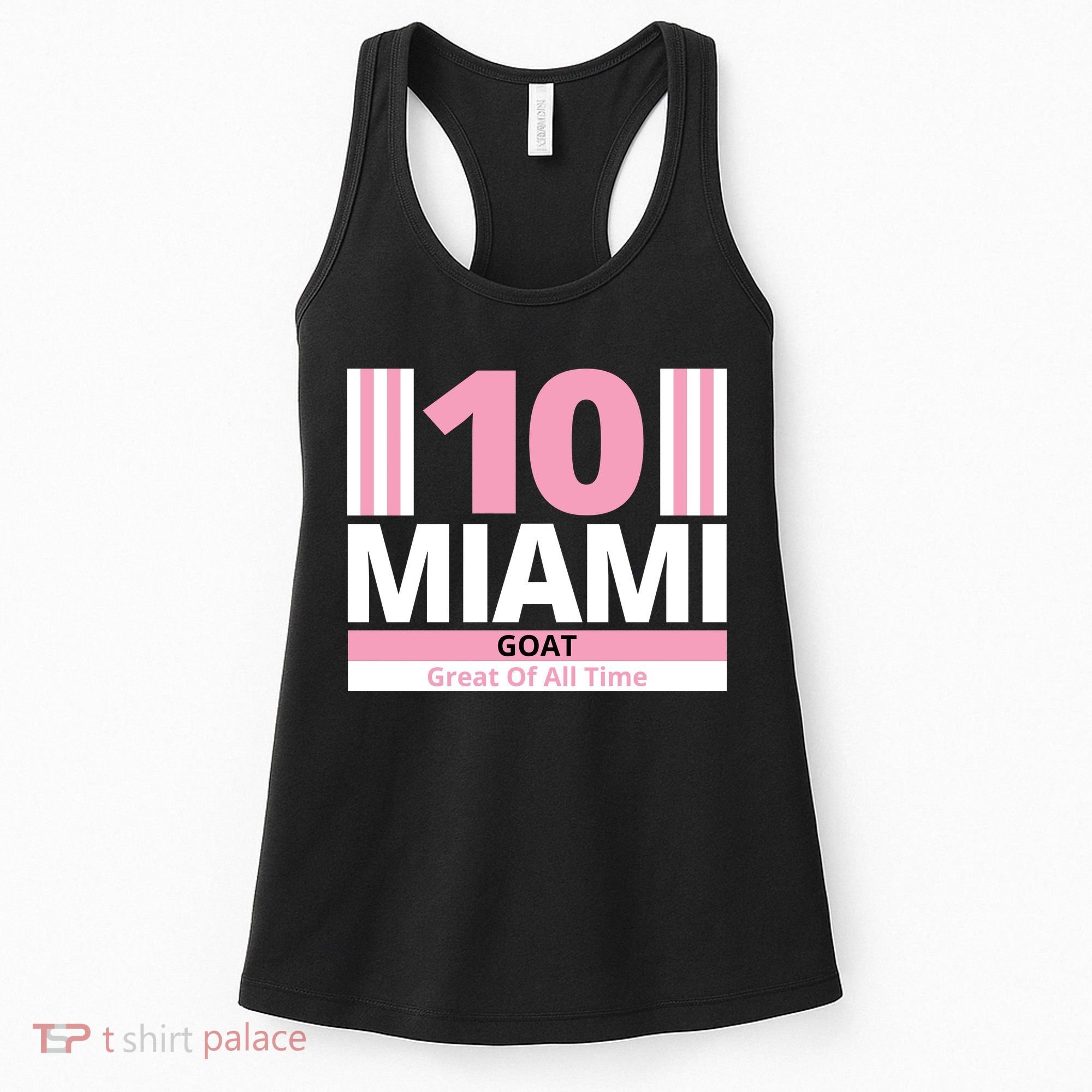 Miami 10 Goat Great Of All Time Women's Tank Top