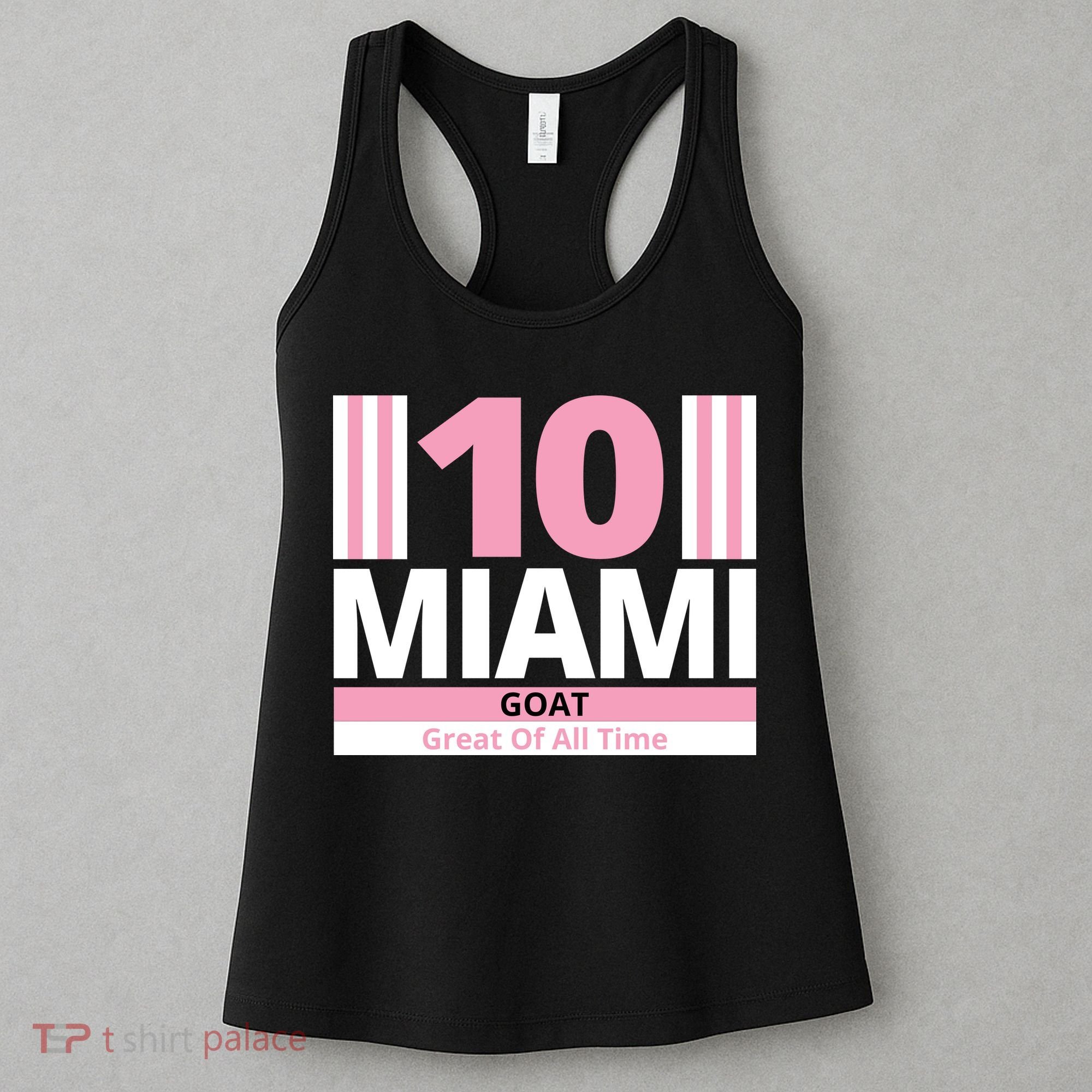 Miami 10 Goat Great Of All Time Women's Tank Top