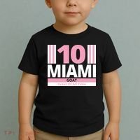 Miami 10 Goat Great Of All Time Toddler T-Shirt thumb 2