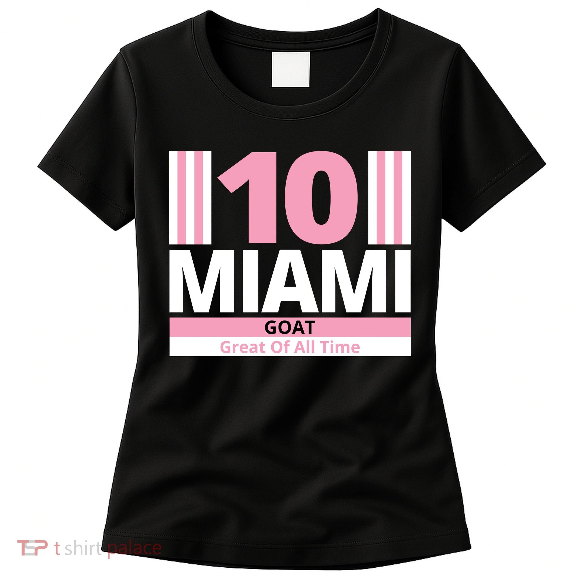 Miami 10 Goat Great Of All Time Women's T-Shirt