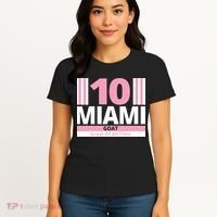 Miami 10 Goat Great Of All Time Women's T-Shirt thumb 4