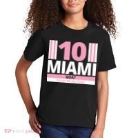 Miami 10 Goat Great Of All Time Kids T-Shirt thumb 2