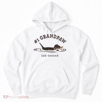 Men 1 Grandpaw Lab Tested Pun Labrador Retriever Grandpa Hoodie thumb 0