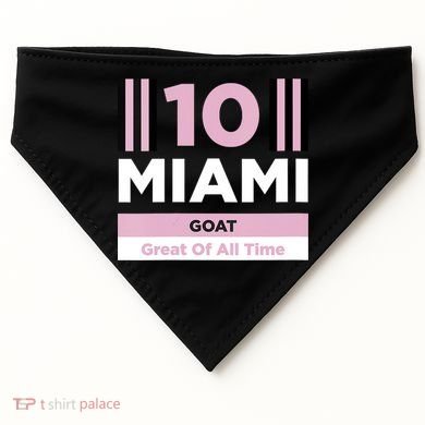 Miami 10 GOAT USA-Made Doggie Bandana