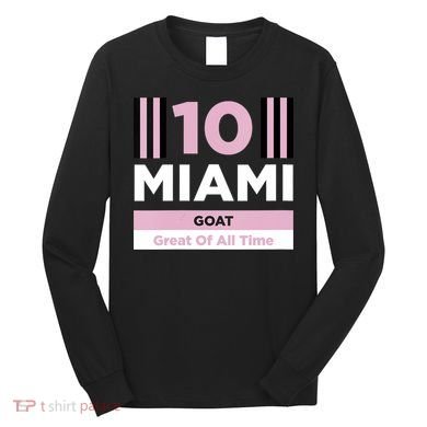 Miami 10 GOAT Long Sleeve Shirt