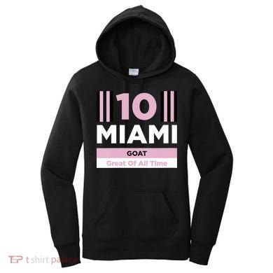 Miami 10 GOAT Women's Hoodie