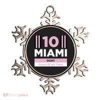 Miami 10 GOAT Ornament thumb 0